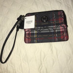 Black/ Multicolor Coach wallet